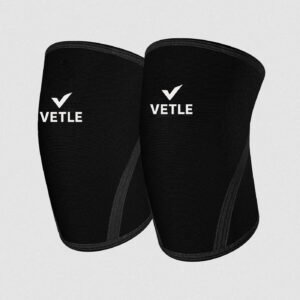 7MM Knee Sleeves - Black/Black