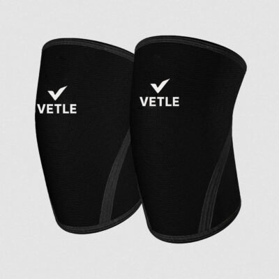 7MM Knee Sleeves - Black/Black