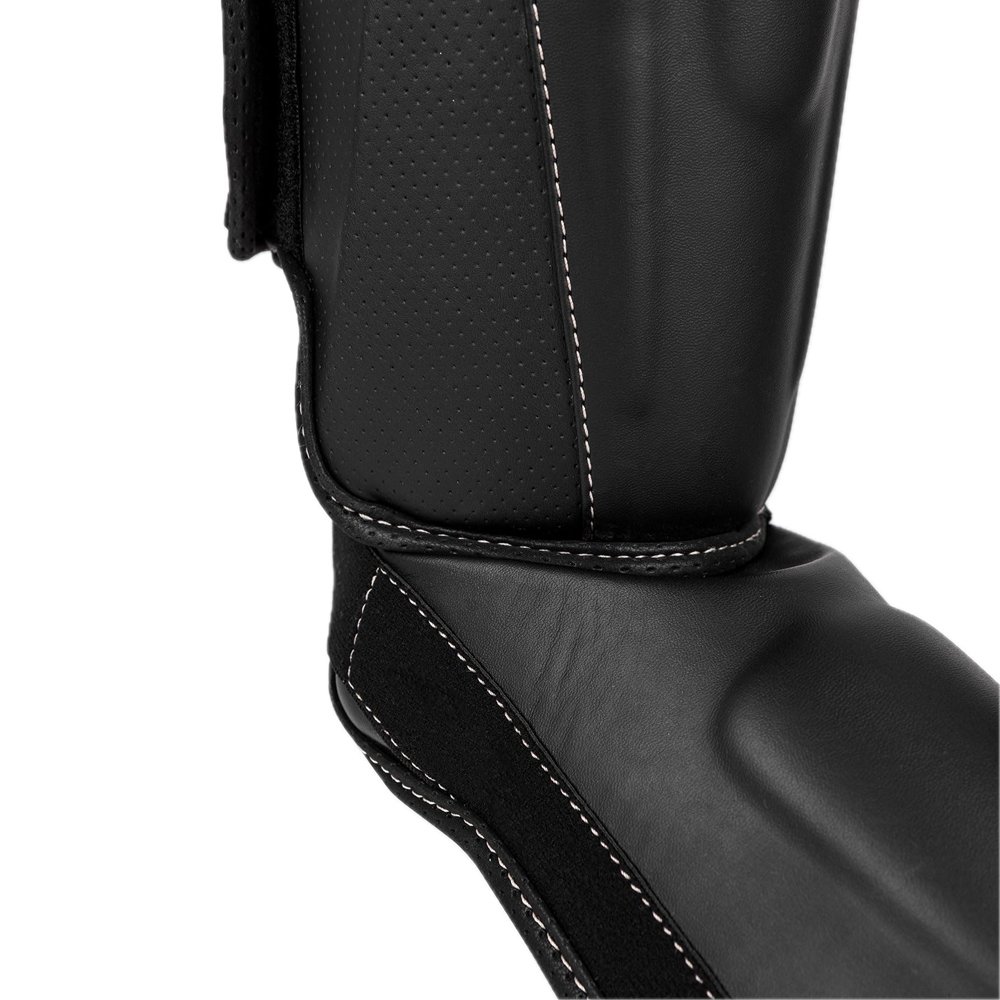 VETLE Premium Leather Shin Instep Guards – Heavy Duty Protection for Muay Thai, MMA, Kickboxing, and Sparring (Pair) - Image 4